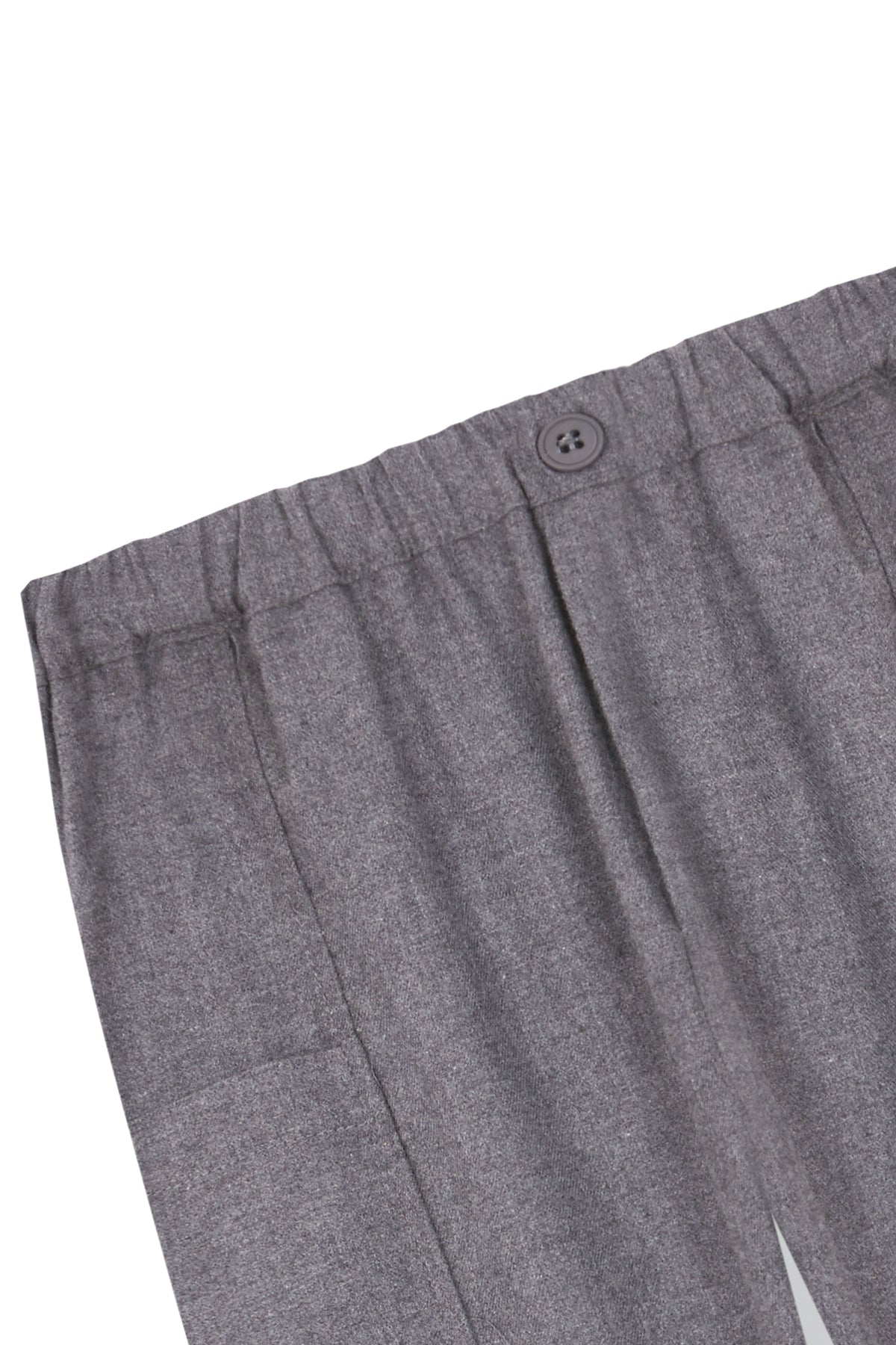 Pantalón cargo franela gris melange