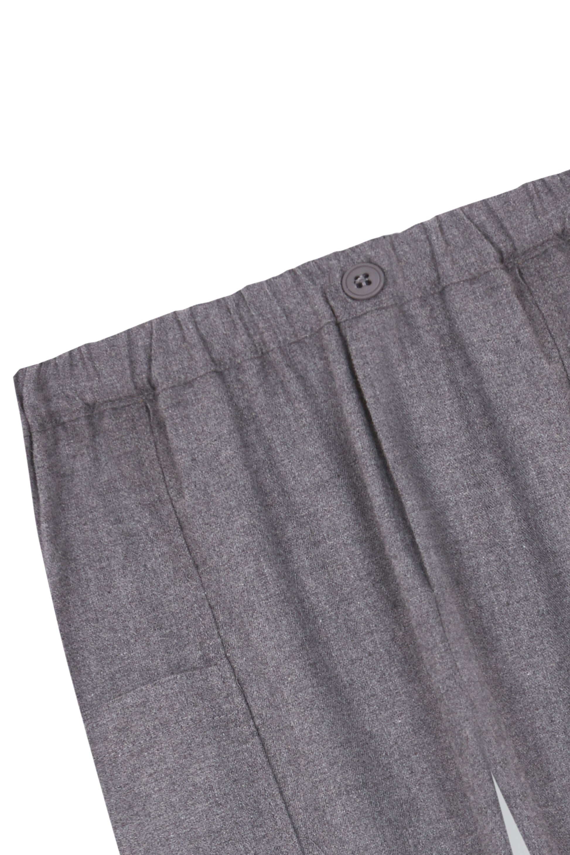 Pantalón cargo franela gris melange