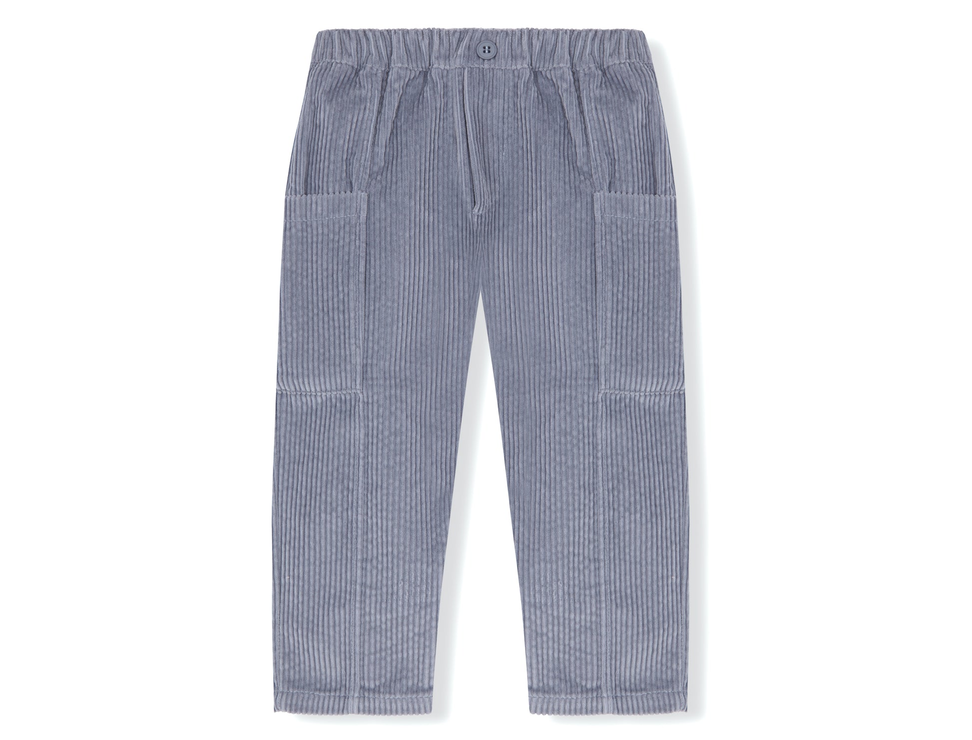 Pantalón cargo pana gruesa celeste