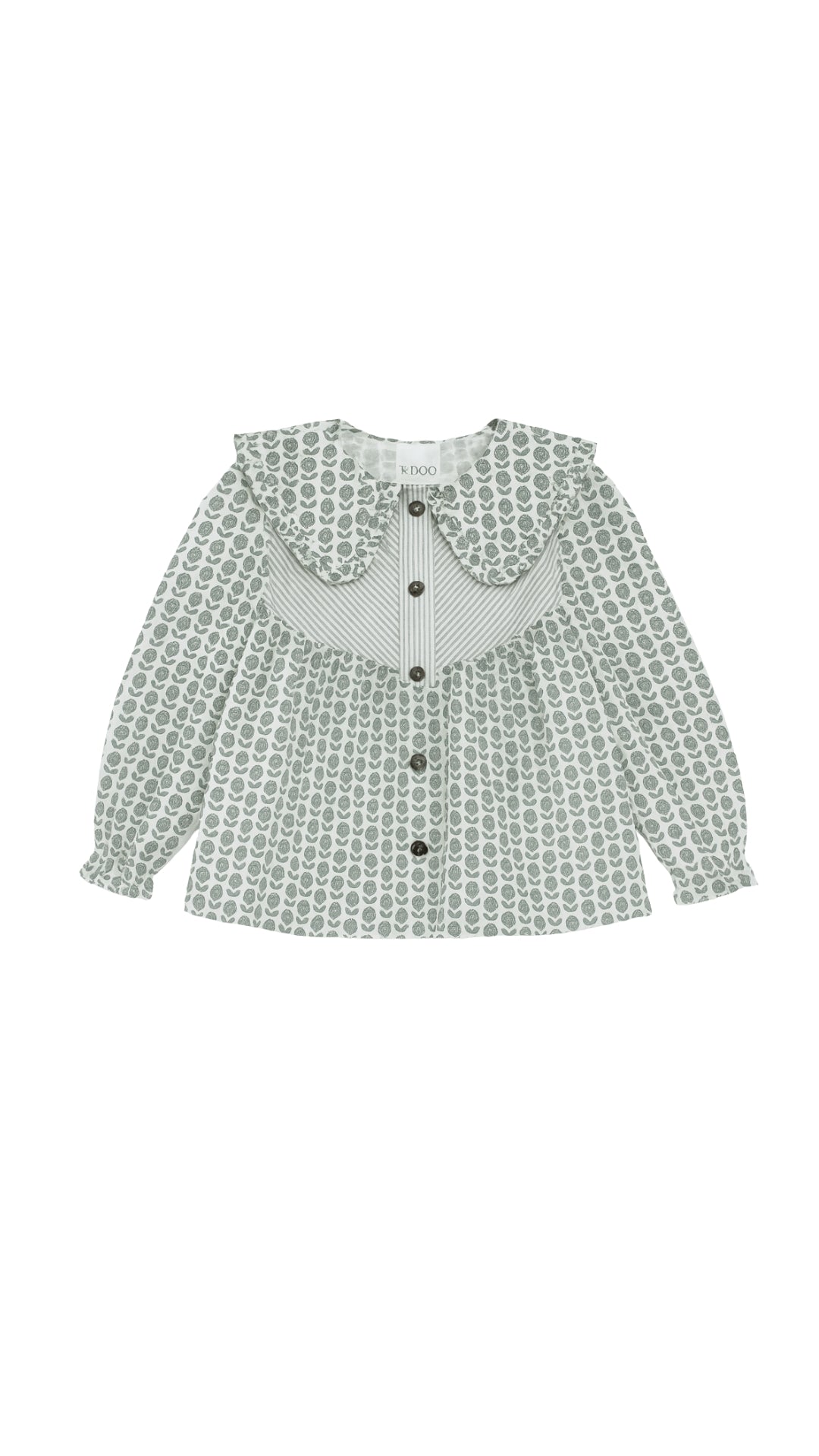 Blusa mix flores y rayas