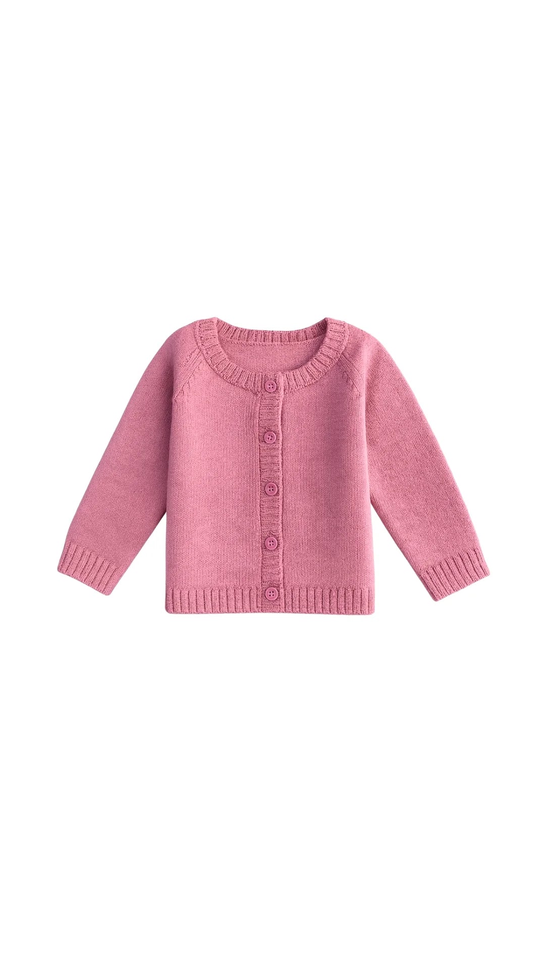 Chaqueta lana merino rosa chicle