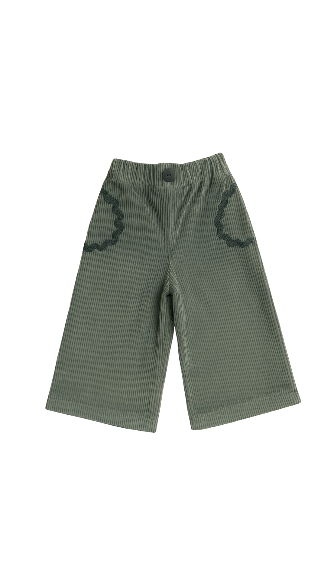 Pantalón pana verde vivo verde