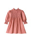 Vestido smock flores geométricas