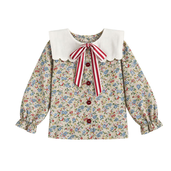 Blusa maxi cuello Granny