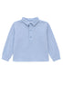 Camisa polera celeste melange