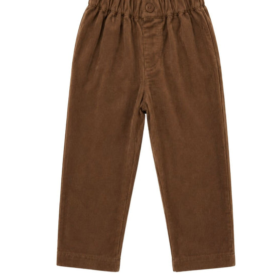 Pantalón recto micropana Cacao