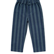 Pantalón recto micropana rayas gruesas azules Circo