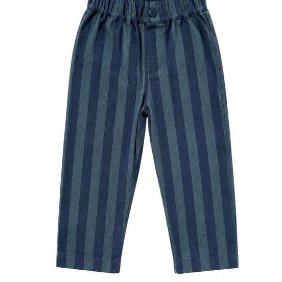 Pantalón recto micropana rayas gruesas azules Circo