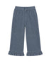 Pantalón palazzo niña Trueno detalle ondulado