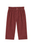 Pantalón cintura ancha Marsala