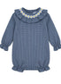 Pelele vichy azul margaritas Chess