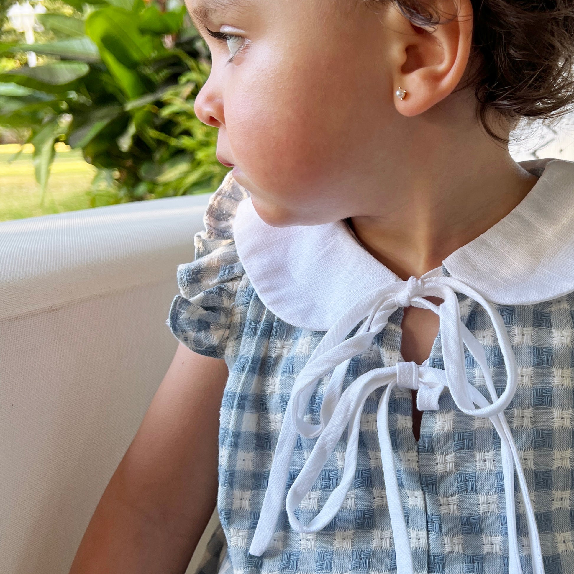 Vestido Sanabria Cuadros Azules 1a, 6a y 8a