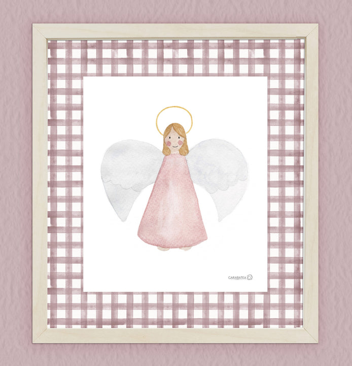 Lámina Angelita de la guarda – malva
