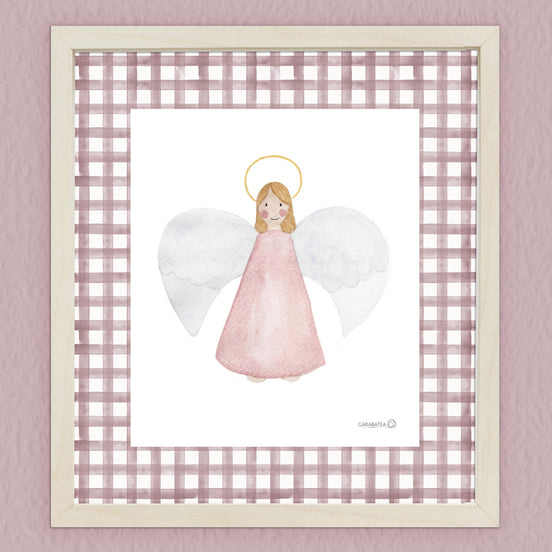 Lámina Angelita de la guarda – malva
