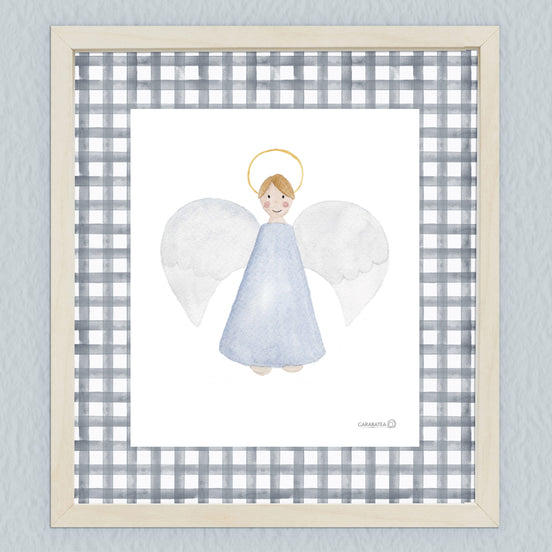 Lámina Angelito de la guarda – celeste