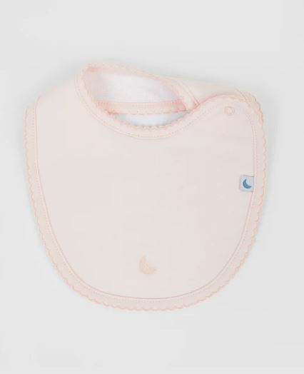 Babero rosa liso