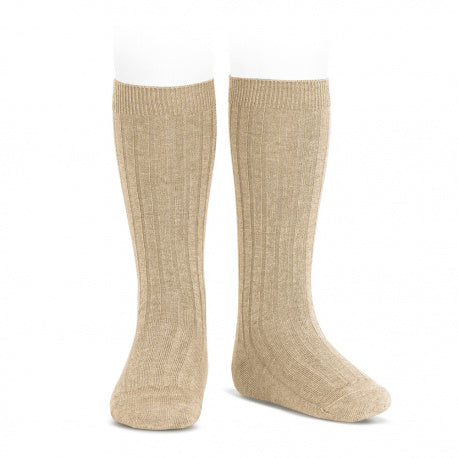 Calcetines altos básicos canalé TURRÓN 316