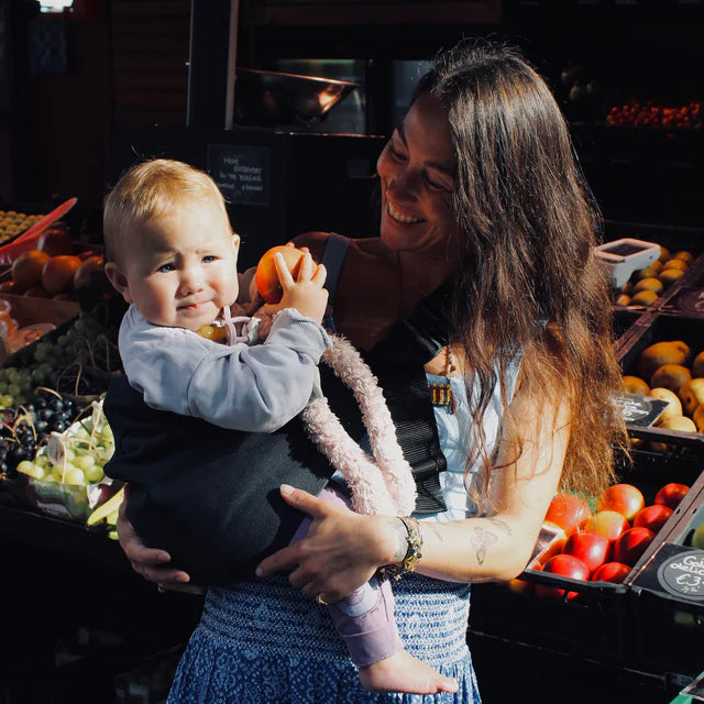 Portabebé Bandolera - Charcoal