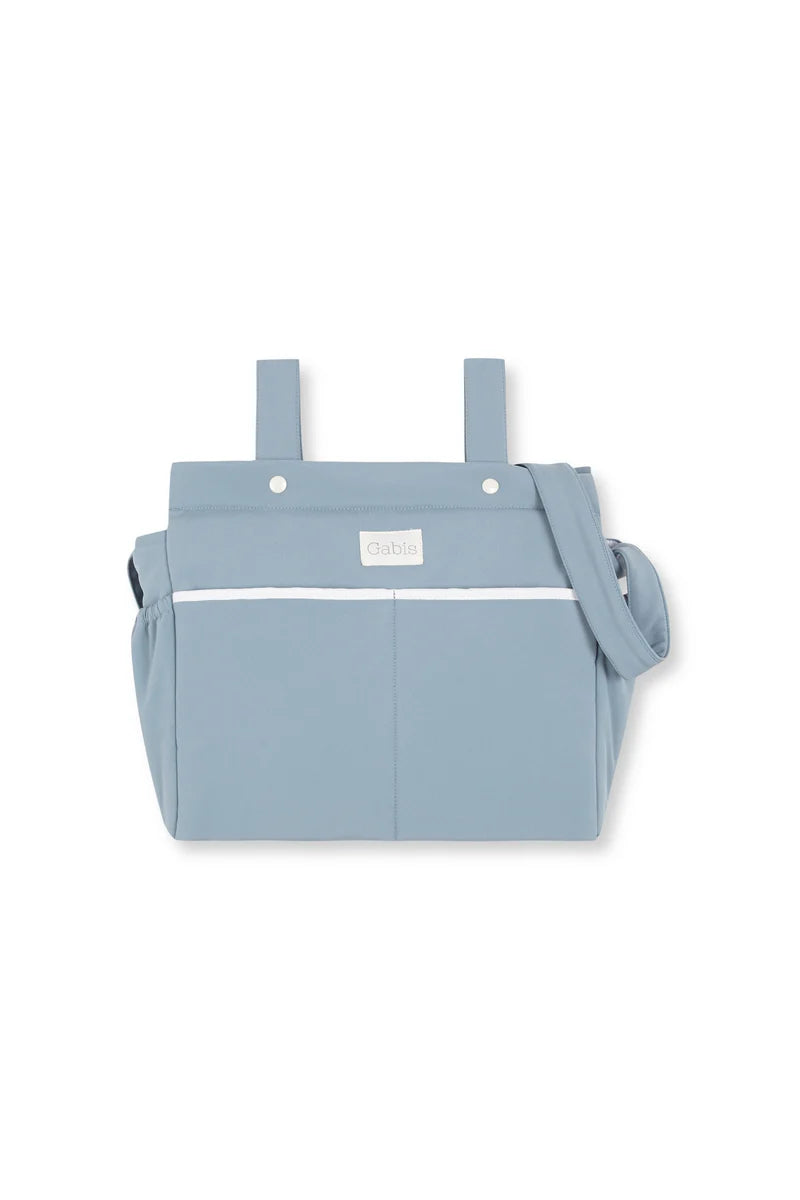 Bolsa carrito azul liso impermeable