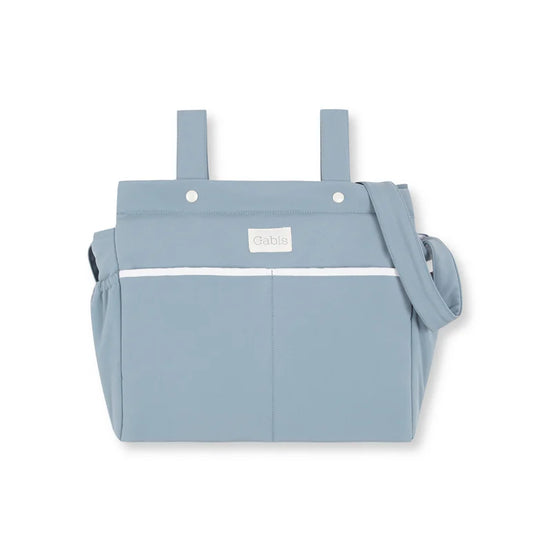 Bolsa carrito azul liso impermeable