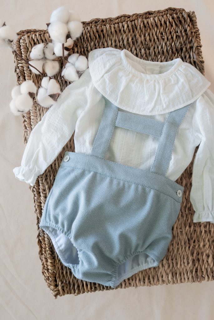 Bombacho espiga azul