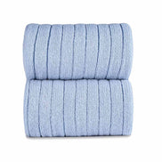 Leotardos básicos canalé AZUL CLARO 429
