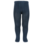 Leotardos básicos canalé LAPISLAZULI 484