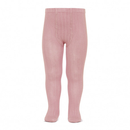 Leotardos básicos canalé ROSA PALO 526