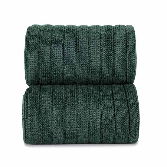 Leotardos básicos canalé VERDE BOTELLA 780
