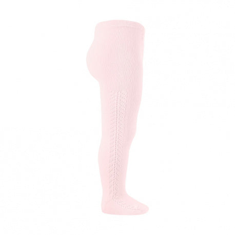 Leotardos perlé calado ROSA 500