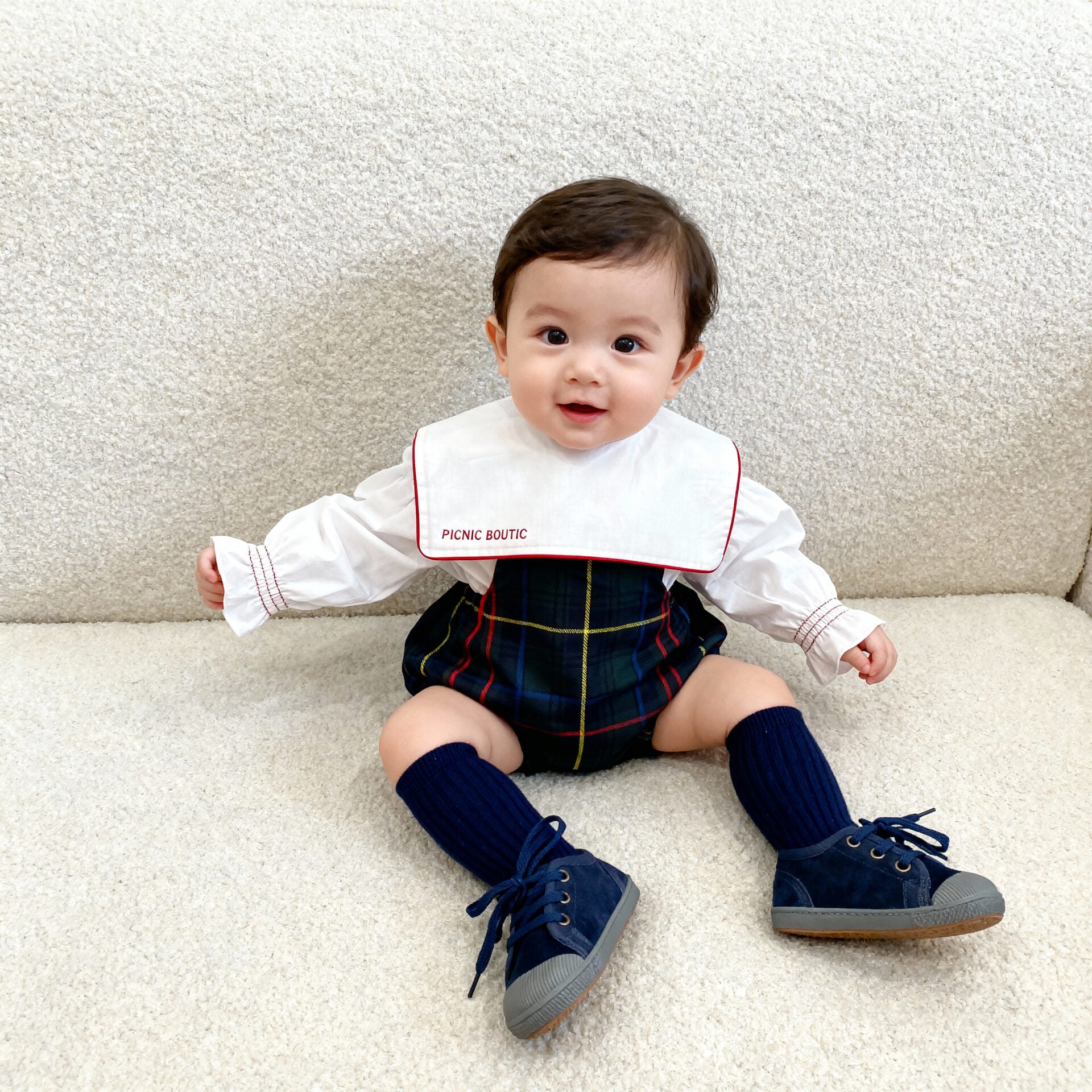 Ranita tirantes tartán