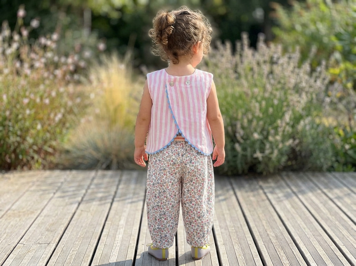 Pantalón globo flores Marilia