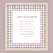 Oración Ángel de la guarda – malva