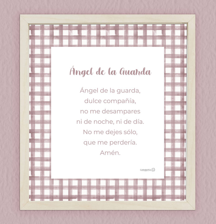 Oración Ángel de la guarda – malva