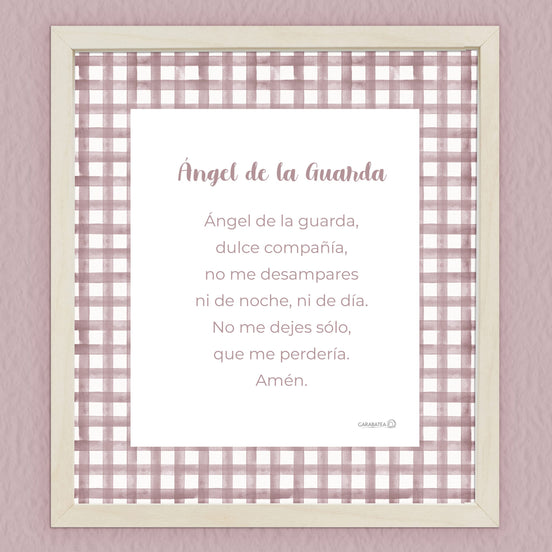 Oración Ángel de la guarda – malva