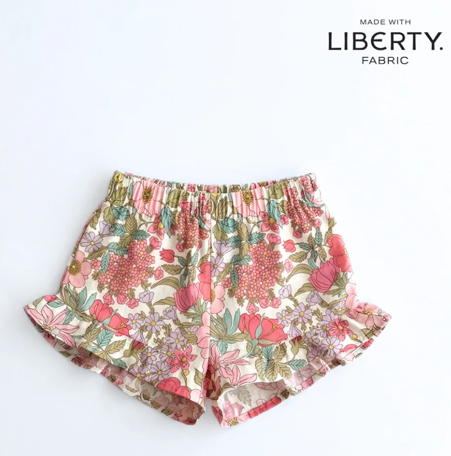 Short volantes Buganvilla - Flores