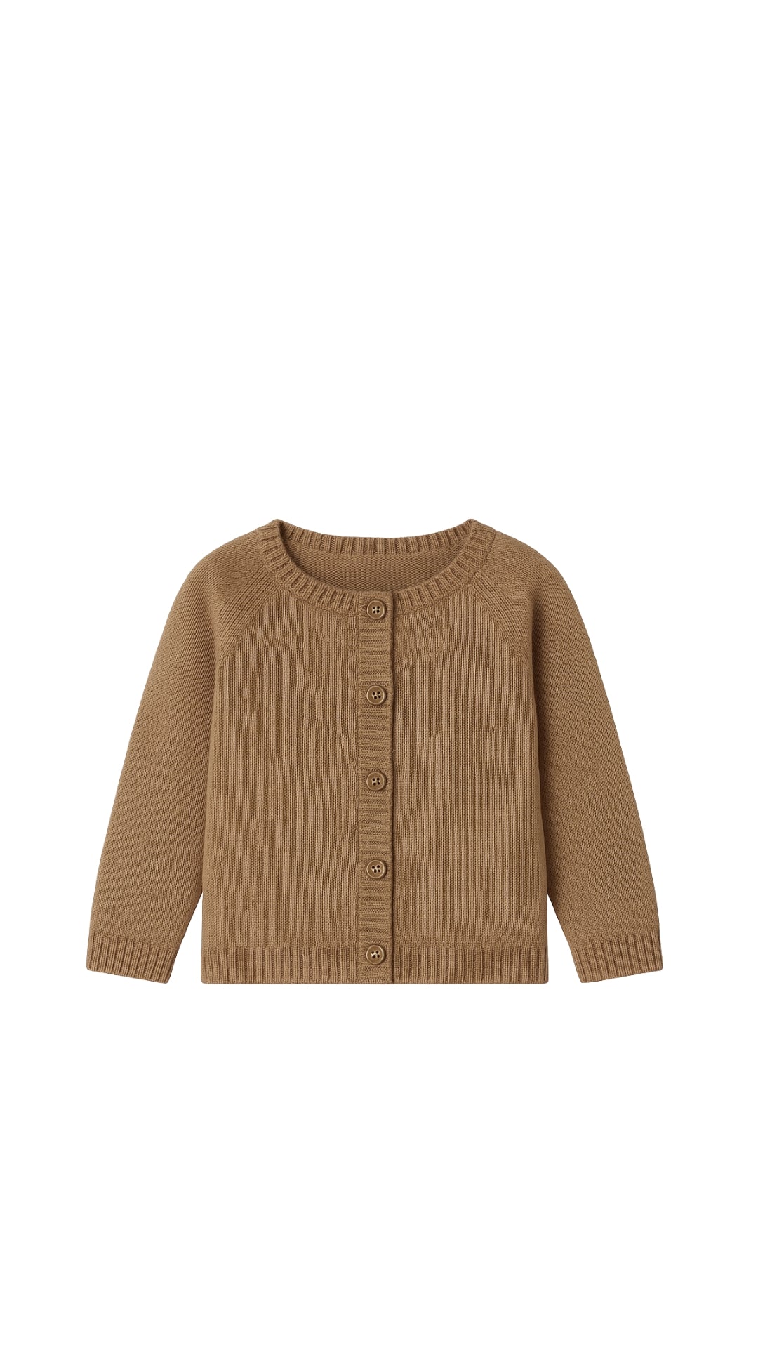 Chaqueta lana merino moca