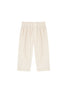 Pantalón pana crema con frunce