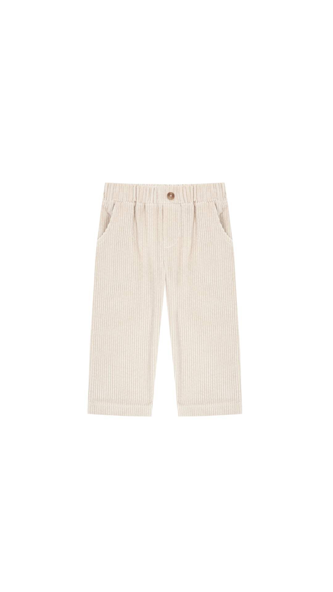Pantalón pana crema