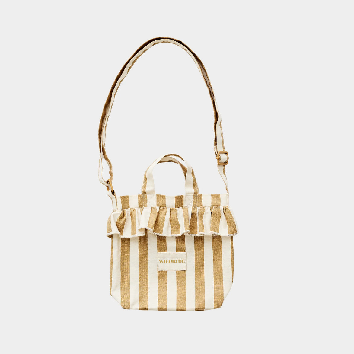 Bolso pequeño rayas beige